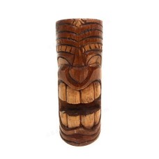 Wood Brown Laughing Tiki Totem 30 cm