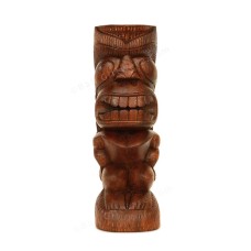 Wood Tribal Tiki God Totem Statue 30 cm