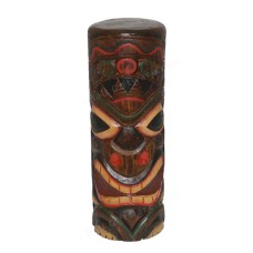 Wood Brown Hawaiian Tiki Totem 50 cm