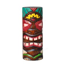 Hawaiian Style Tiki Totem Green Leaf 15 cm