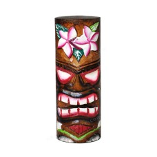 White Flower Hawaiian Tiki Totem 15 cm