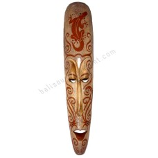 Wood African Mask Red Gecko 100 cm