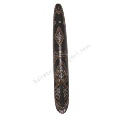 Wood African Mask Black Brown 100 cm