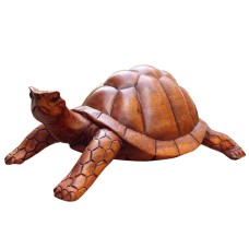 Hand Carved Tortoise Sculpture 40 cm