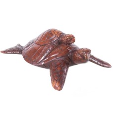 Wood Turtle With Baby 30 cm