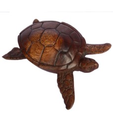 Wood Brown Turtle 20 cm