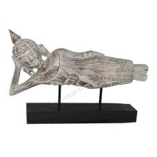 Wood Reclining Buddha on 50 cm