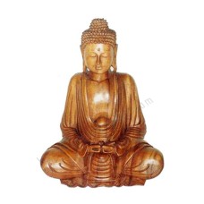 Wood Natural Meditation Buddha 40 cm