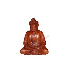 Wood Meditation Japanese Buddha 15 cm