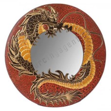 Mirror Dragon Cracked Red 60 cm