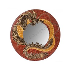 Mirror Dragon Cracked Red 30 cm