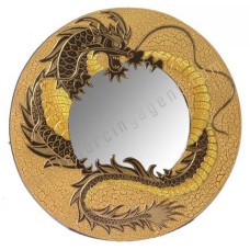 Mirror Dragon Cracked Yellow 60 cm