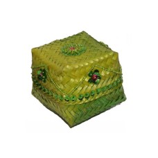 Light Green Bamboo Jewelry Box Beads