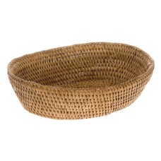 Honey Brown Rattan Bread Bowl 25 cm